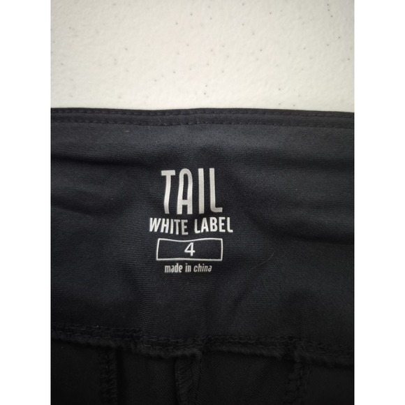 Tail Shorts Womens 4 Black White Label Side Insert 11‎ Golf NEW - Picture 3 of 9